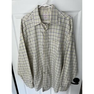 Brooks‎ Brothers 346 Men's Original Polo Shirt Button Down, Long Sleeve, Size XL